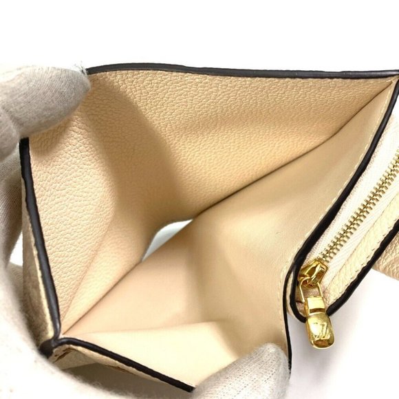 Authentic LOUIS VUITTON M81071 MonogramEmpreinte Wallet Portefeuille Metis Trifo - Picture 6 of 13